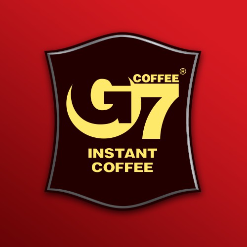 Cà phê G7 hòa tan đen Trung Nguyên - Bịch 100 gói x 2g (Zin Nguyên Tem)