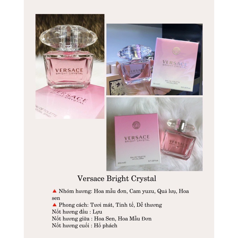 Nước hoa nữ Bright Crystal EDT full size 90ml