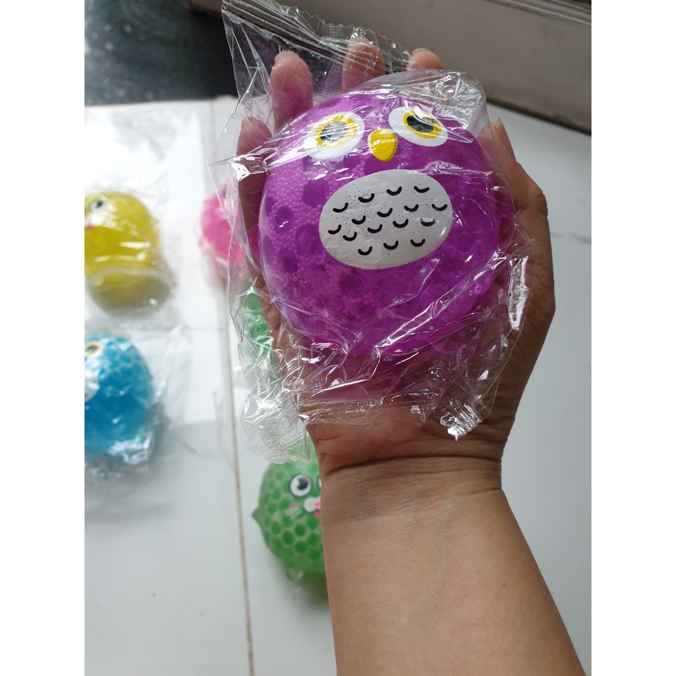 Đồ chơi bóng lưới bóp giảm căng thẳng giảm stress Squishy hình con thú size lớn / hình tròn size nhỏ