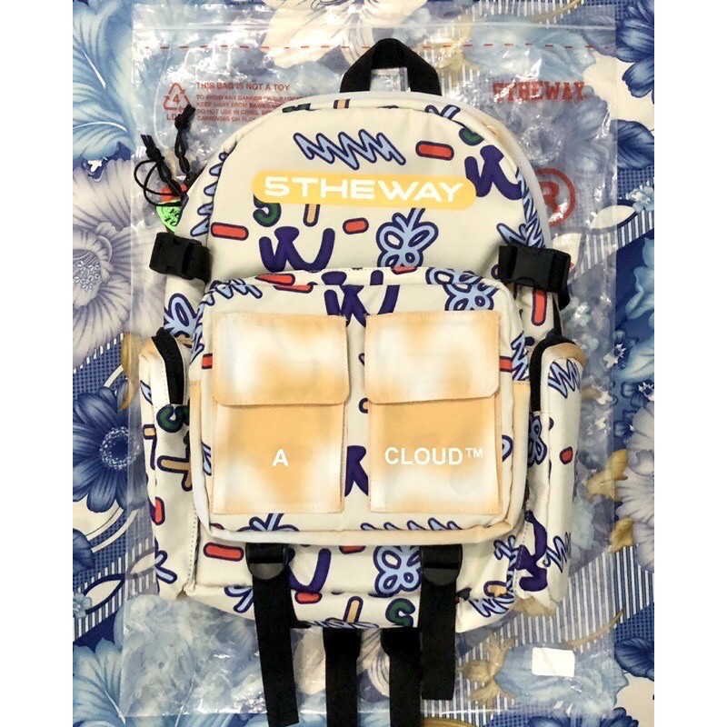 Balo 5THEWAY /teddy bear/ ROCKET BACKPACK - YELLOW