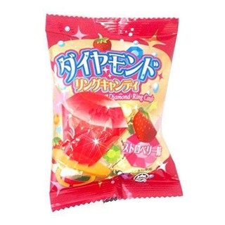 Lẻ kẹo nhẫn vị trái cây yaokin diamond ring gói 10gr