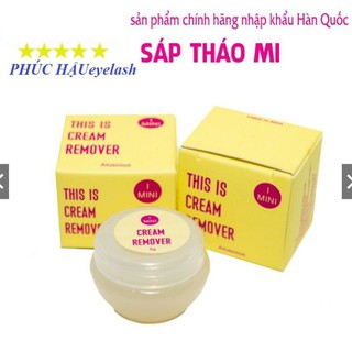 Sáp tháo mi xanh vàng hồng, Sáp tháo mi Hàn Quốc không cay, tháo siêu nhanh