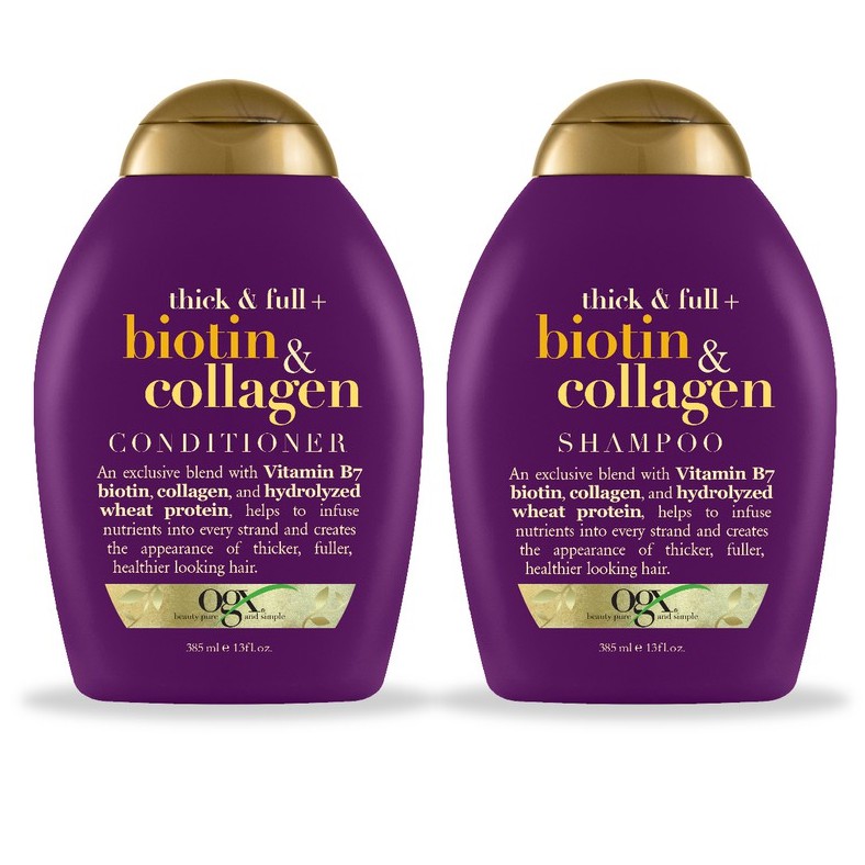 Dầu gội đầu OGX Thick & full + biotin & collagen 385ml