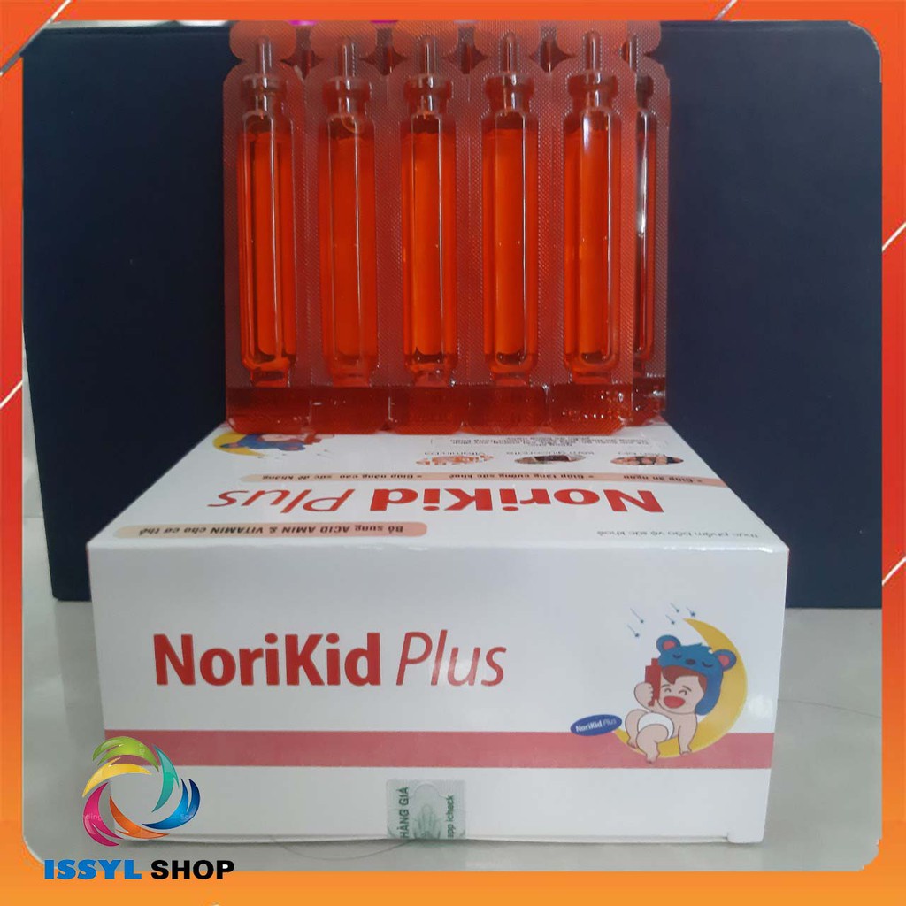 NORIKID PLUS – Hỗ Trợ Cải Thiện Biếng Ăn,Táo BónTăng Sức Đề Kháng ở Trẻ 06 Tháng – 12 Tuổi [CHÍNH HÃNG HỘP 20 GÓI]