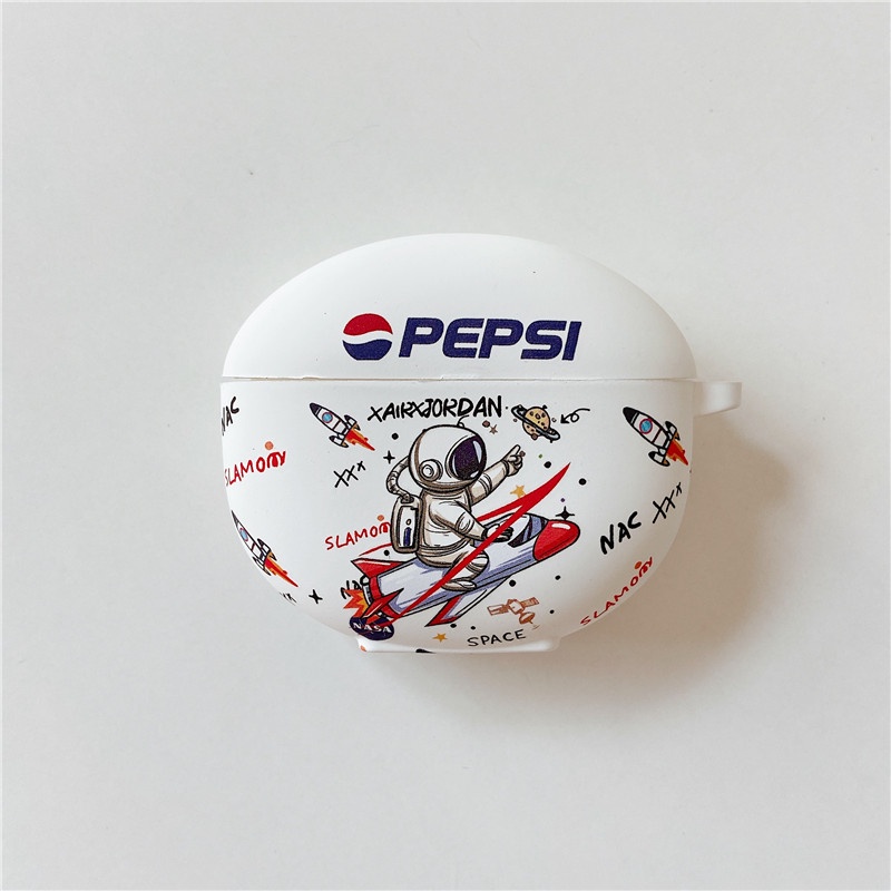 Sẵn Sàng! Vỏ Bảo Vệ Hộp Sạc Tai Nghe OPPO Enco Air 2 Mềm Hình Phi Hành Gia Nasa