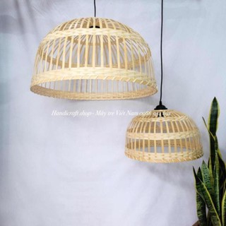 Chao đèn tre - ba khoang - thân thiện môi trường - handicraft shop