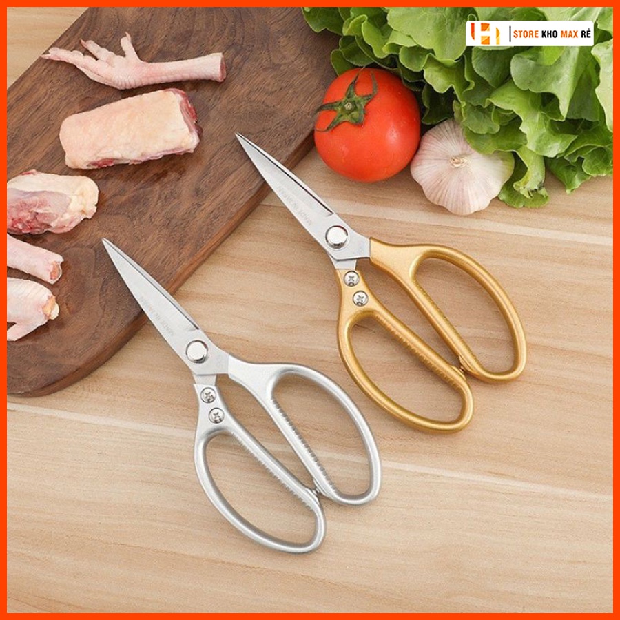 Kéo Cắt Gà Kéo Nhật Làm Bếp Đa Năng Cắt Vải Cắt Giấy SK5 Siêu Sắc Size Lớn, Kéo Nhật Sk5