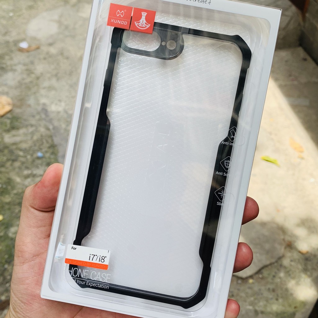 Ốp chống sốc chính hãng XUNDD cho iPHONE 7 PLUS/ 8 PLUS