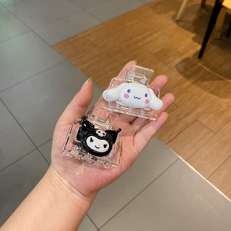 Kẹp Tóc Trong Suốt Họa Tiết Hoạt Hình Phong Cách Hàn Quốc Đáng Yêu