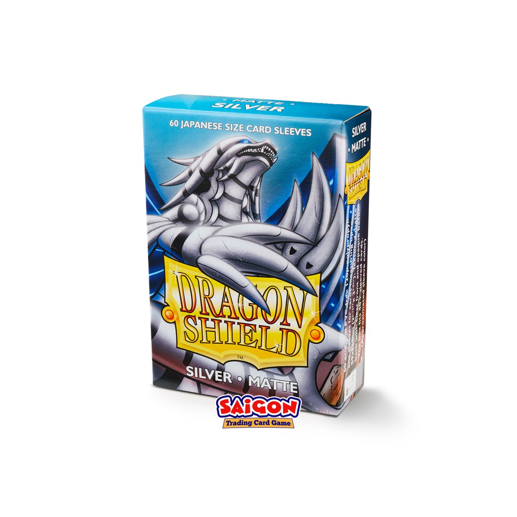 Bọc Thẻ Bài YugiOh! Sleeve Dragon Shield JP Size - Bộ 60 Cái