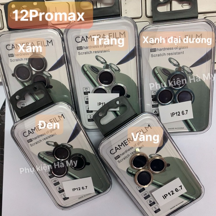 [VÒNG CAMERA 13] Bảo Vệ Camera IPhone 12 Pro Max, 12, 12PRO, 12Mini 13/13mini/13pro/13promax HÀNG FULLBOX