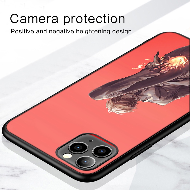 Ốp Điện Thoại Mềm Chống Sốc In Hình One Piece Cho iPhone 13 Pro Max 11 12 X XS iPhone 7 8 Plus SE 2020