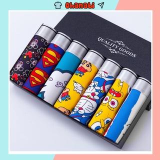 Quần lót nam thun lạnh boxer in hình ngộ nghĩnh mềm mịn thoáng mát co dãn bốn chiều thông hơi thoáng khí cao cấp OHANABI