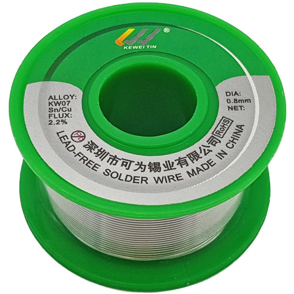 Thiếc hàn không chì 0.6mm, 0.8mm, 1.0mm, 1.2mm  50gram, 100gram, 500gram, 1000gram