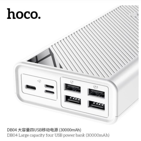 🌟CHÍNH HÃNG 🌟Sạc Dự Phòng 30000mAh Hoco DB04 Hỗ Trợ 4 Cổng USB { BẢO HÀNH 12 THÁNG} | BigBuy360 - bigbuy360.vn