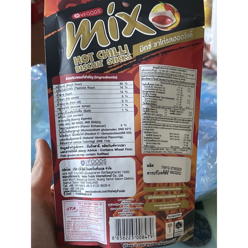 Bim Bim MIX Thái Cay Gói 60g