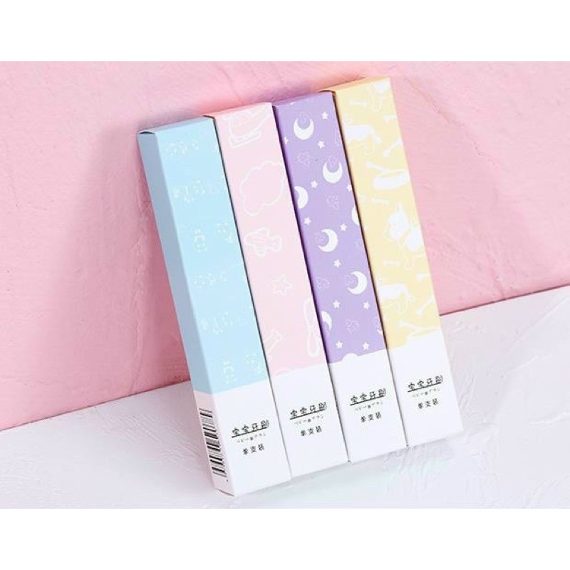 Bàn chải lông tơ mềm cho bé BABY PLAN mới 2021