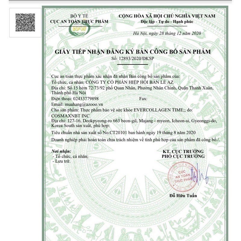 EVER COLLAGEN TIME dạng bột - Collagen số 1 Hàn Quốc [NHẬP KHẨU CHÍNH HÃNG] | Thế Giới Skin Care