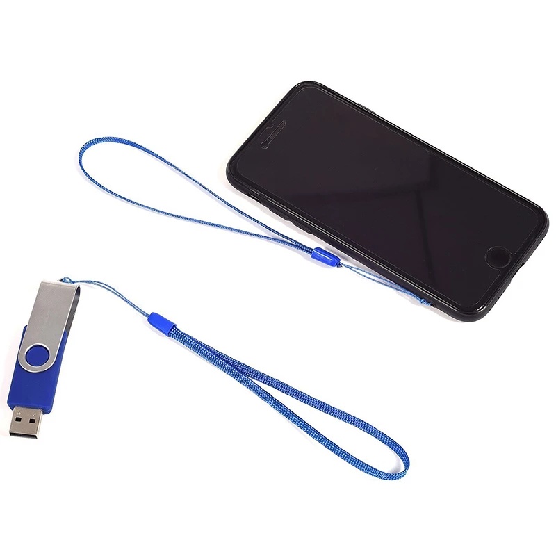 1 dây đeo cổ tay bằng nylon nhiều màu sắc cho USB Flash Drive / điện thoại&lt;br&gt;