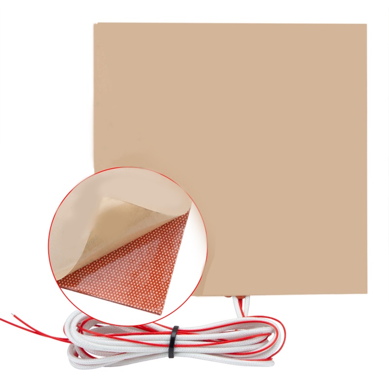 Tấm Silicon Nhiệt 150mm X 150mm 150W 12V / 24V Cho Máy In 3D