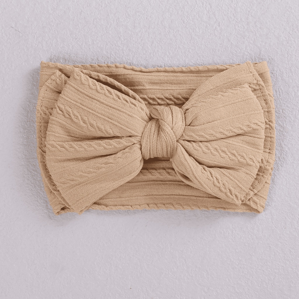 Băng Đô Nơ Bằng Vải Cho Bé Phong Cách Châu Âu