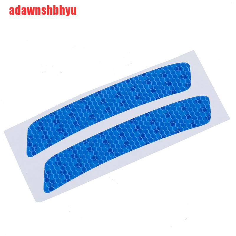 [adawnshbhyu]2Pcs Car bumper reflective warning strip decal stickers auto accessories