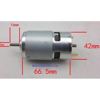 Động cơ dc 775 150w single ball bearing
