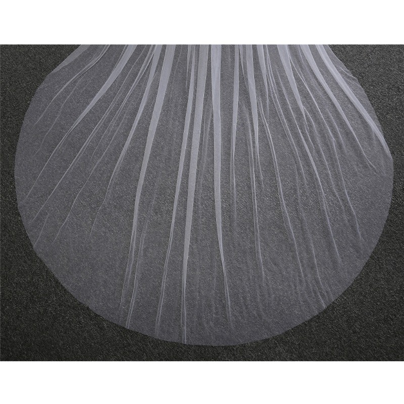 Màn lưới xuyên thấu 1/2 lớp dài 3m cho cô dâu