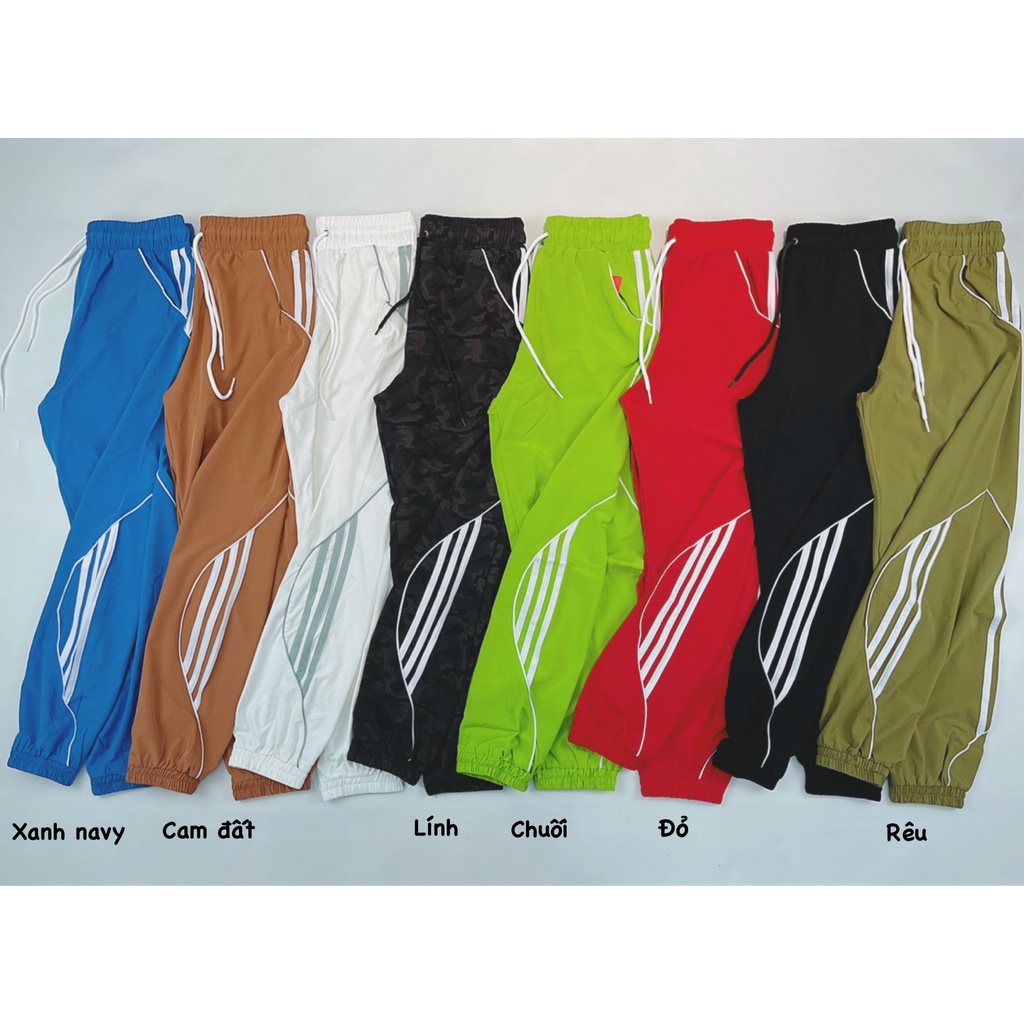 Quần Dài Jogger Nữ Phối Sọc Chữ S Siêu Xinh