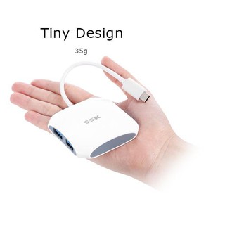 BỘ HUB CHUYỂN TYPE-C RA 4 CỔNG USB 3.0 SSK SHU-810