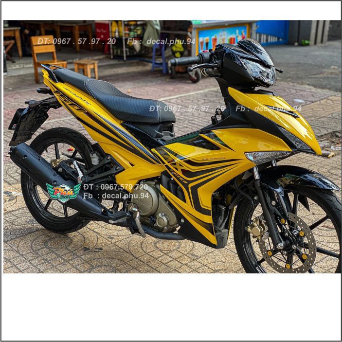 Tem Rời Exciter 150 vàng đen (V)