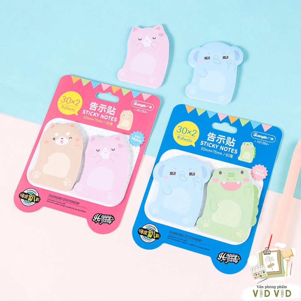 Giấy note ghi nhớ hoạt hình Cute Guangbo H01054