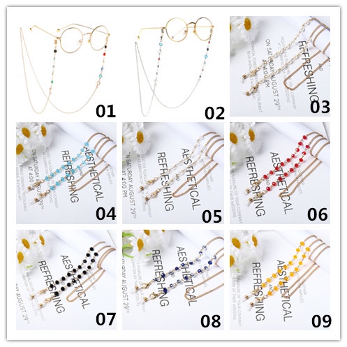 Dây Đeo Mắt Kính Chống Rơi Phong Cách retro Thời Trang unisex