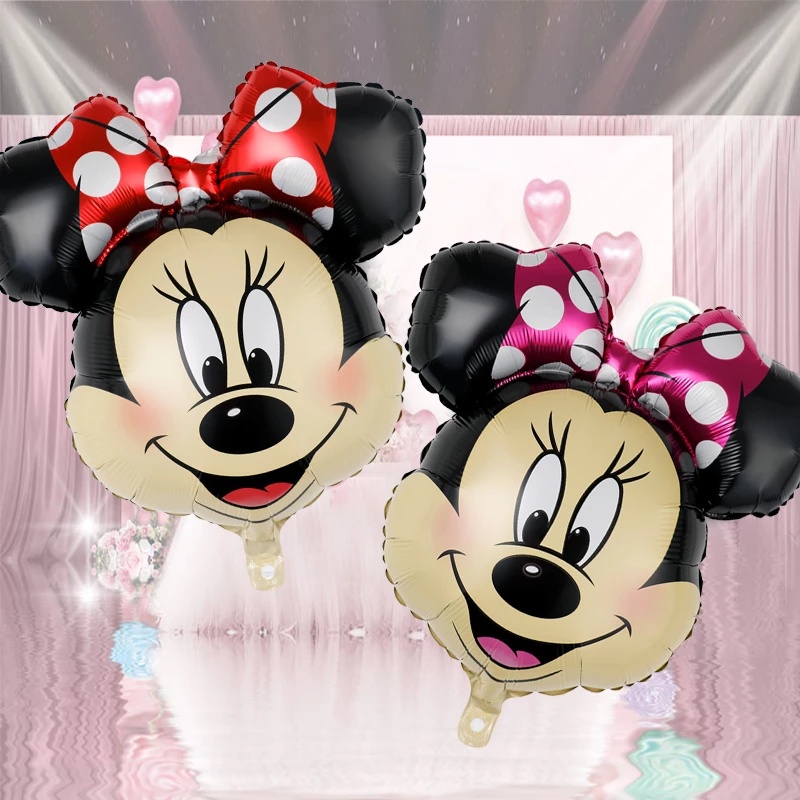 Bong Bóng Hình Chuột Mickey Và Minnie Dùng Trang Trí Tiệc Sinh Nhật Cho Bé