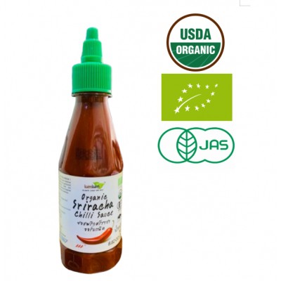 Tương ớt Sriracha hữu cơ 250g LUMLUM @Thái Organic-Chilli-Sauce-USDA-JAS-8.82oz
