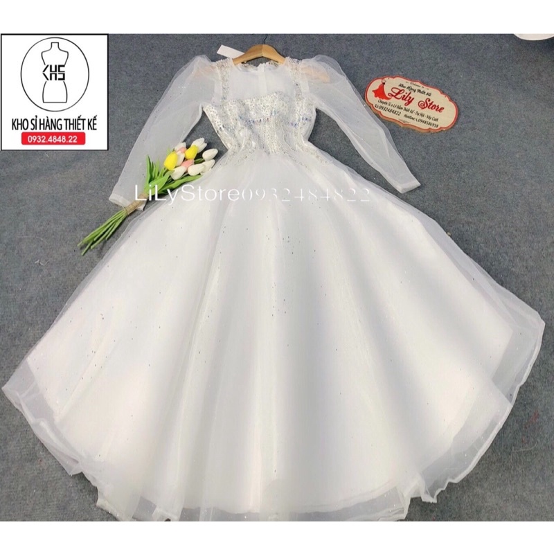 ĐẦM XOÈ DỰ TIỆC ĐÍNH ĐÁ full size S/M/L/XL ( ẢNH VÀ VIDEO CHỦ SHOP CHỤP 1000%)