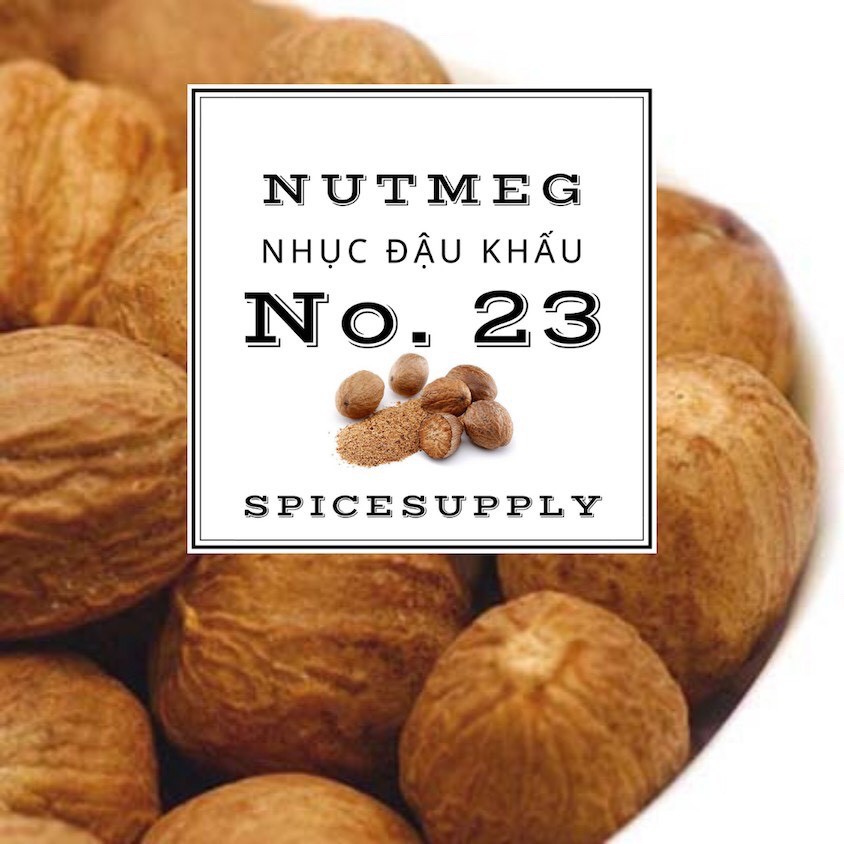 500g Nutmeg whole - Nhục đậu khấu