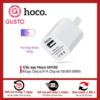 Cốc sạc nhanh hoco h102 pro ✔hỗ trợ sạc nhanh 5v/1a