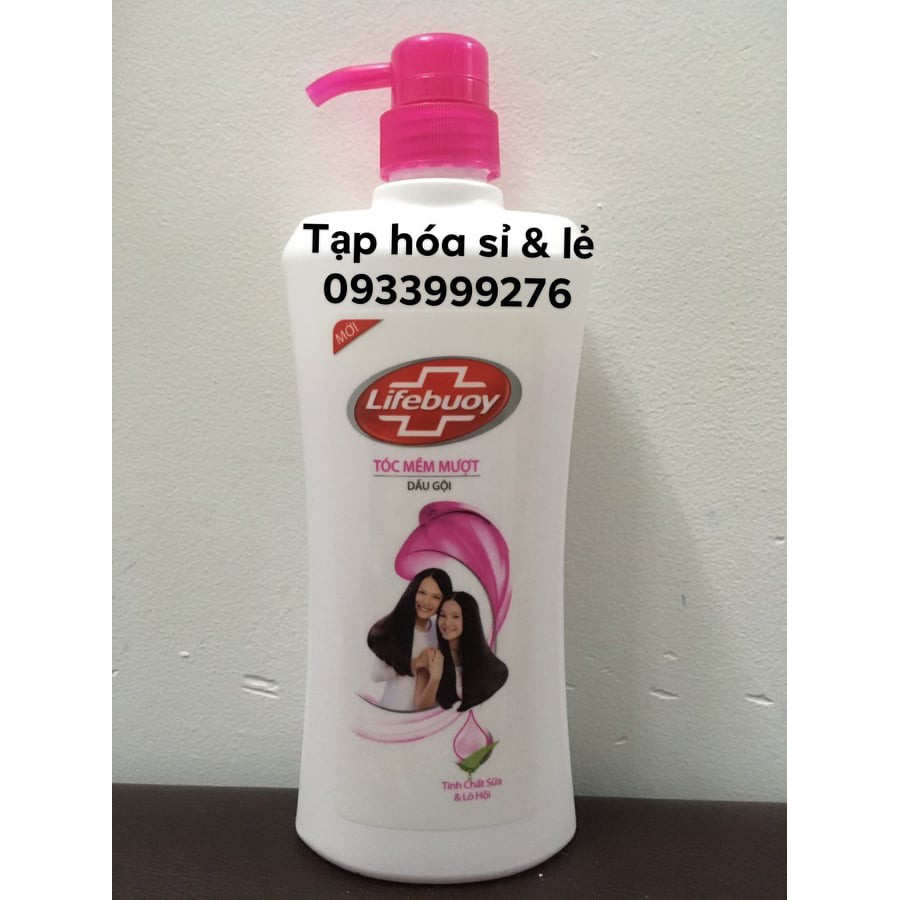 Dầu gội lifebuoy Hồng/ xanh 640g tặng kem đánh răng 80g