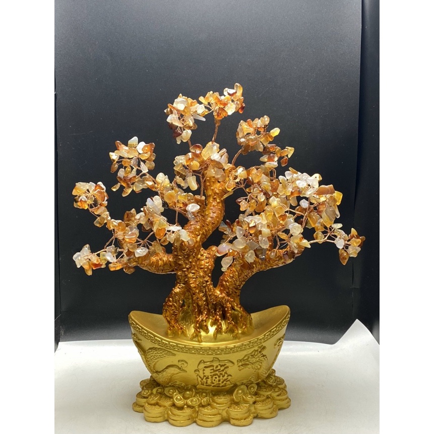 Cây tài lộc đá phong thủy - cao ~30cm