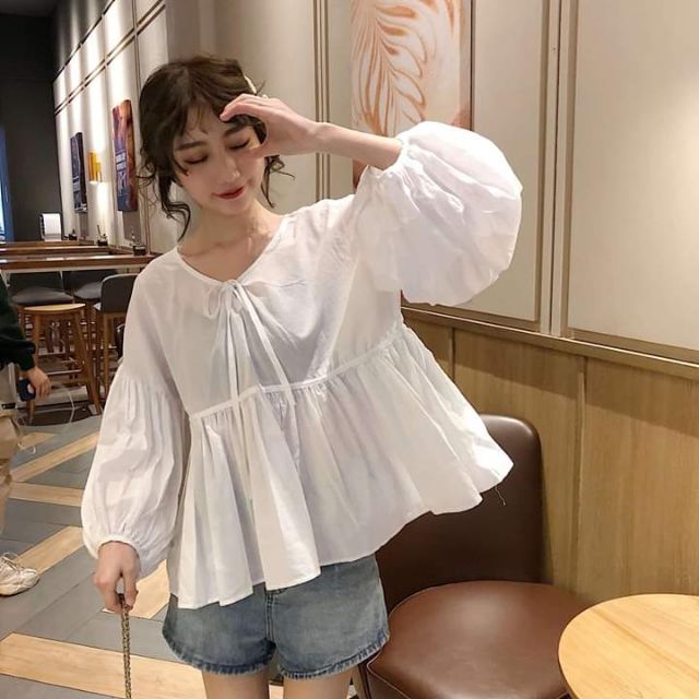 Giảm Giá Áo Tay Phồng Bánh Bèo - Beecost