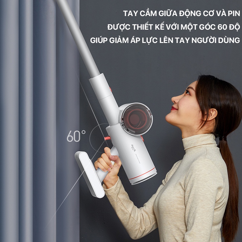 Máy hút bụi cầm tay gia đình không dây cao cấp Deerma VC25 Plus