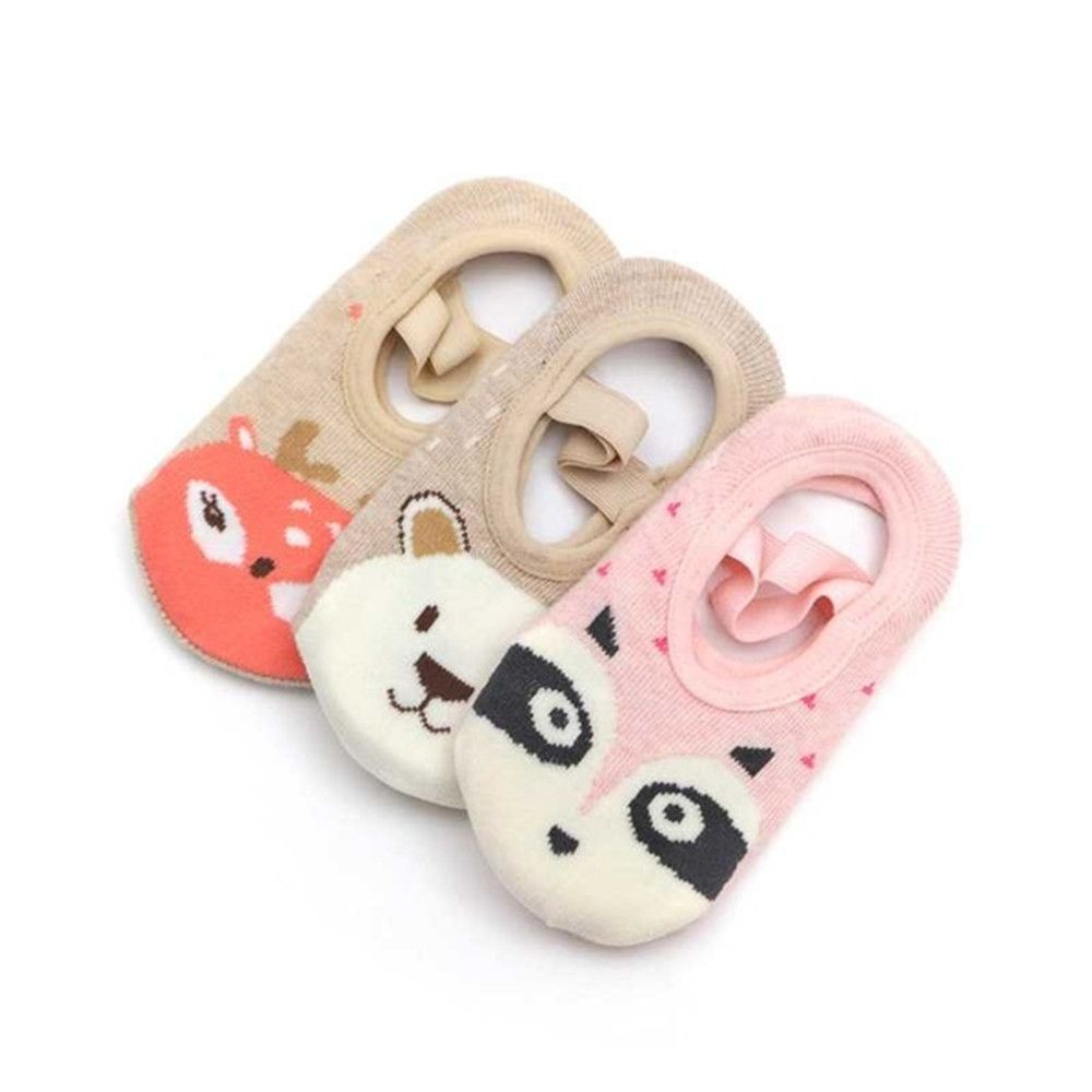 Vớ Cotton Mềm Mại Ấm Áp Chống Trượt Thoải Mái Nhiều Màu Sắc Cho Bé Sơ Sinh