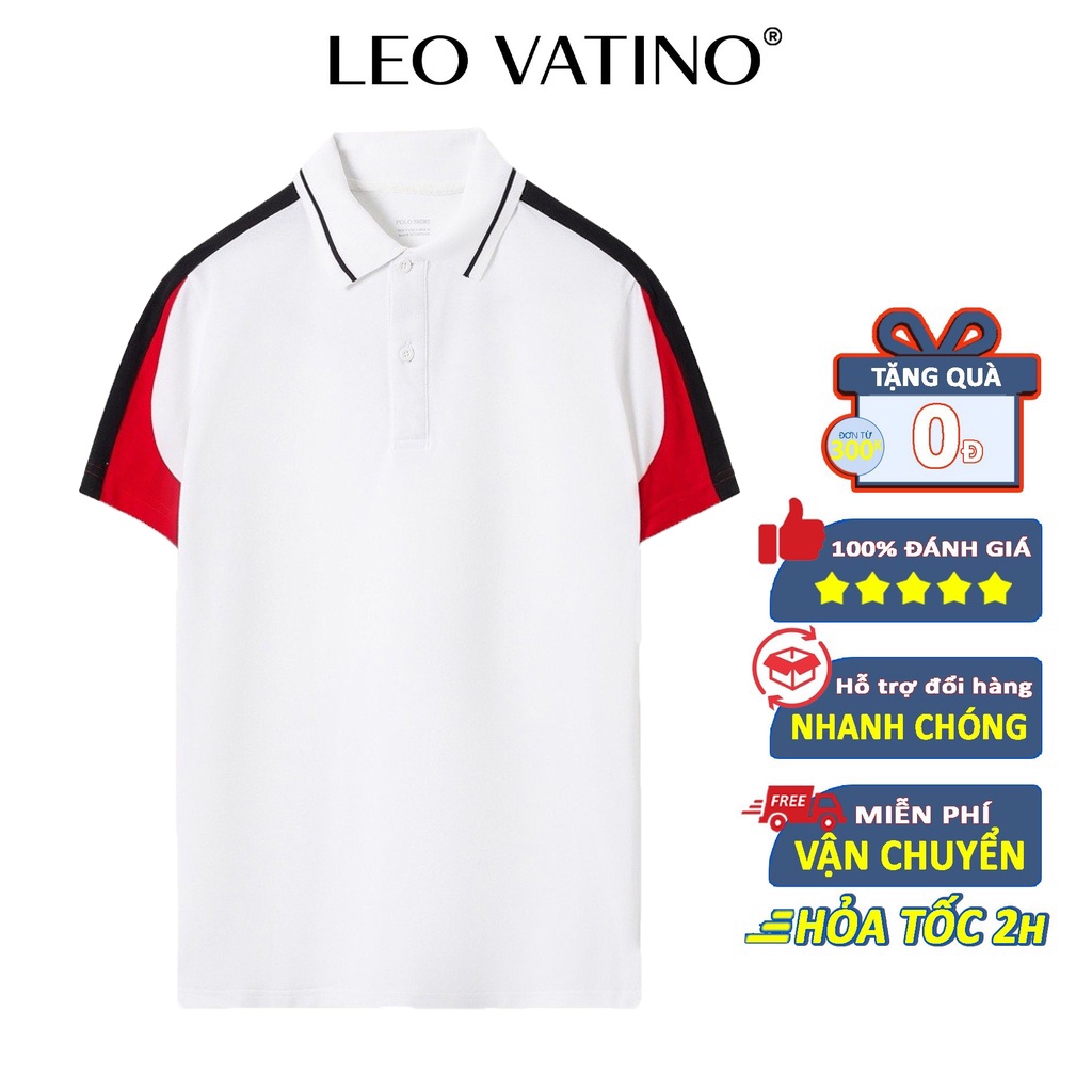 Áo thun polo nam POLOSHIRT chất CVC cotton cá sấu co giãn cổ bẻ tay ngắn lỡ PLS04 - Leo Vatino