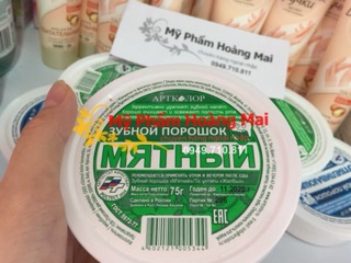 Bột đánh trắng răng nga 75gr - Date mới nhất