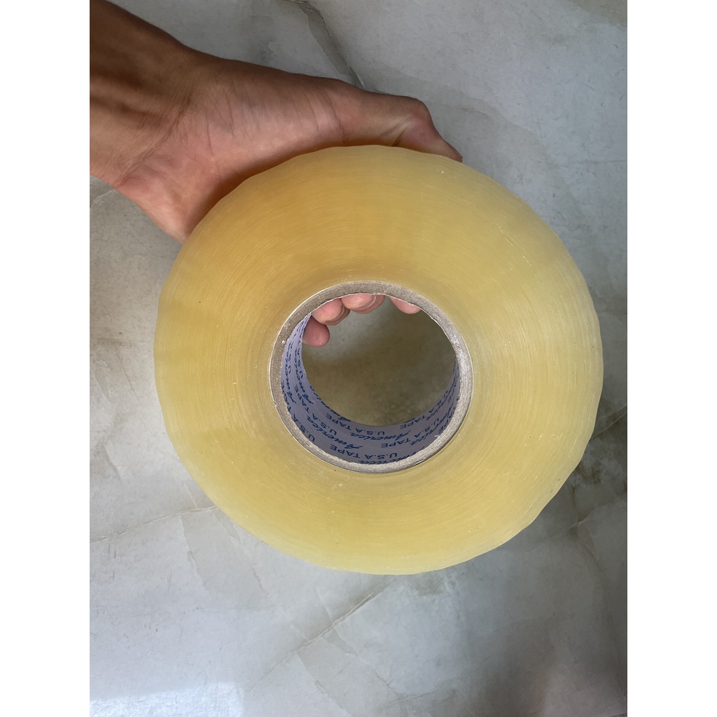 Băng keo trong 1KG 4.8cm đóng hàng cuộn lớn BIGSUKA