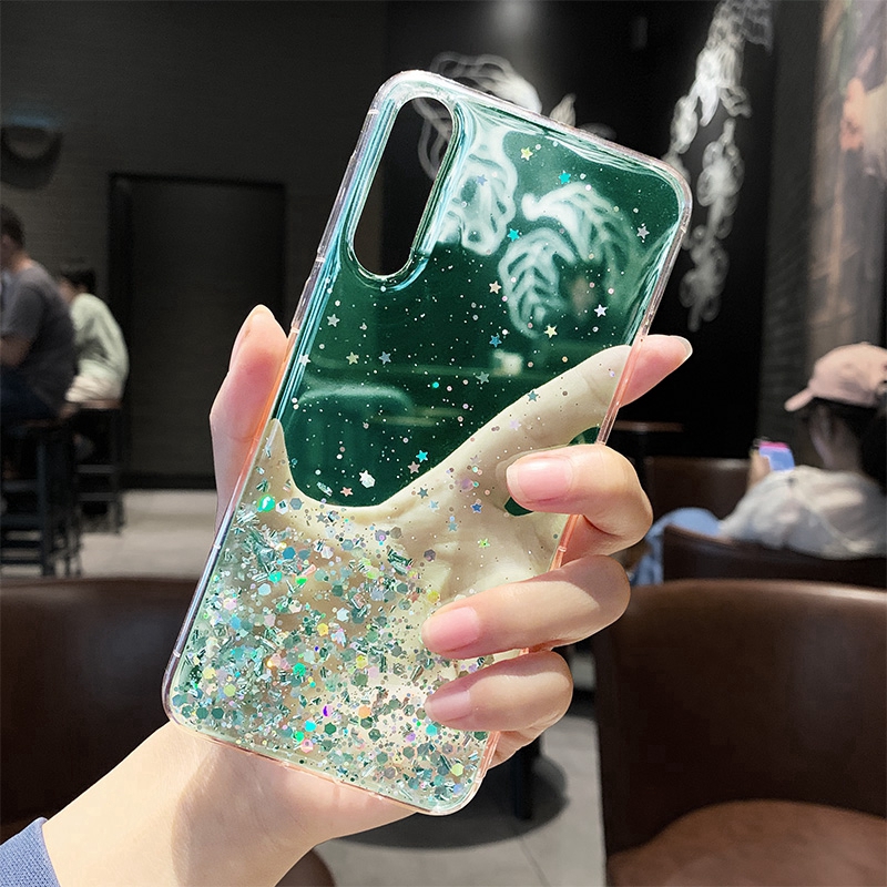 Ốp điện thoại mềm kim tuyến lấp lánh cho Huawei P20 Pro P30 P20 Lite P10 P9 Plus Nova 3e 3i