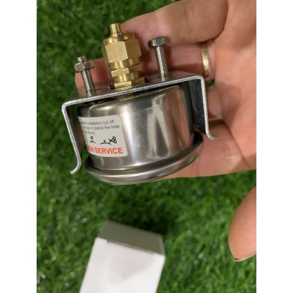 Đồng hồ dầu nhỏ đo áp lực nước - máy lọc