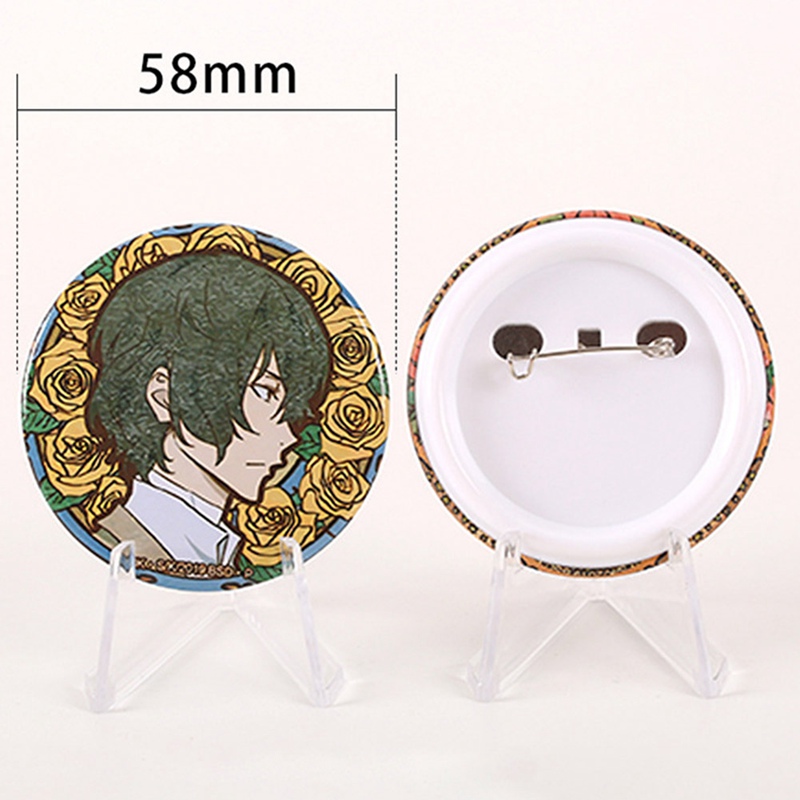 flowersqueen Ghim Cài Áo Họa Tiết Các Nhân Vật Trong Anime Độc Đáo Dễ Thương