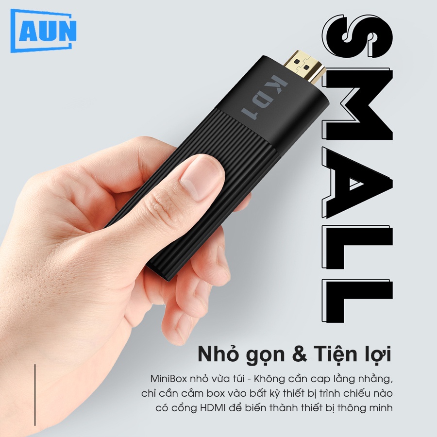 [BẢN QUYỀN GOOGLE  ATV ] Androi Tivi Box mini Stick - Android ATV10 - dùng cho máy chiếu, tivi- cấu hình mạnh mẽ